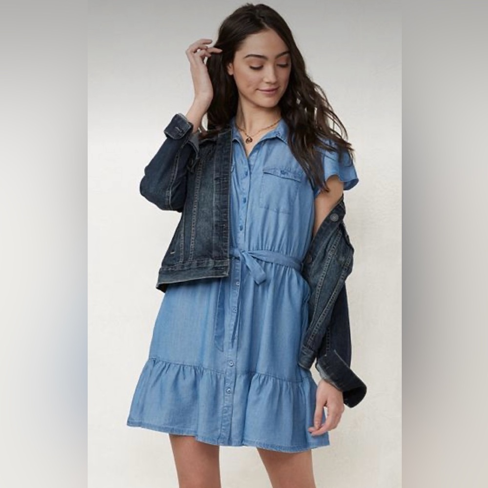 Lauren Conrad blue dress